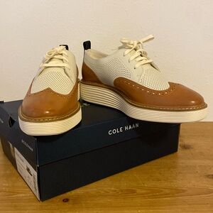 NEW COLE HAAN OG Platform Wingtip OX 8.5